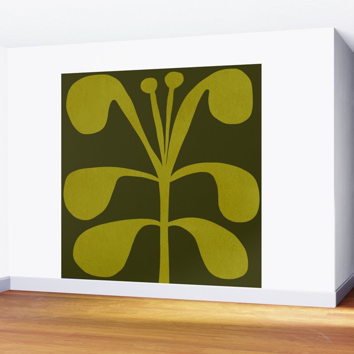 Abstract-botanical 15 Wall Mural Gallery Image 2