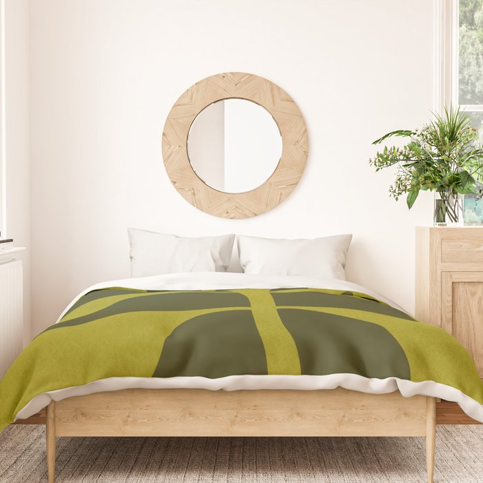 Abstract-botanical 15 Duvet Cover Gallery Image 3