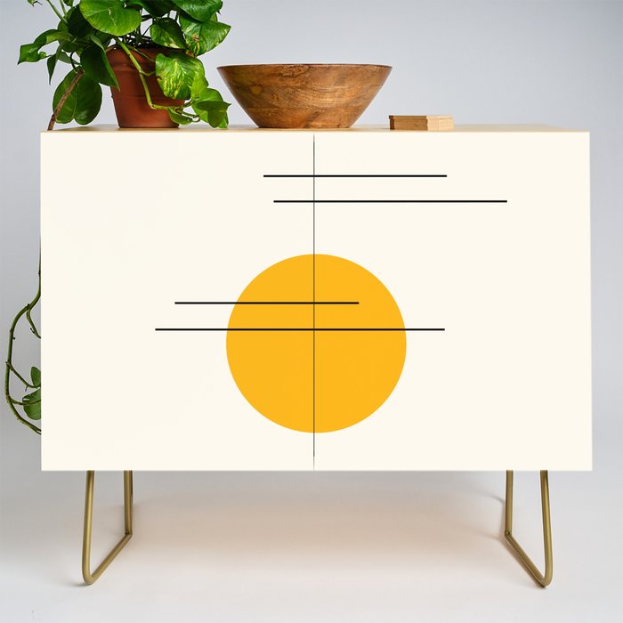 Minimal Sky Abstract XV Credenza Gallery Image 1