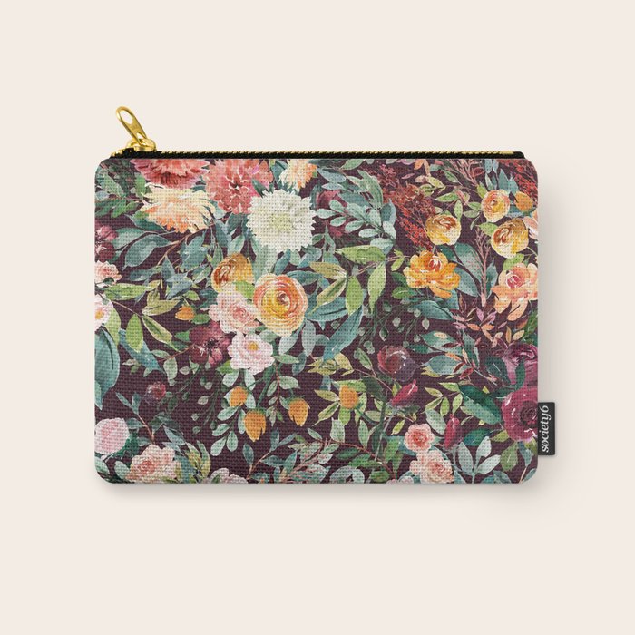 Fall Floral Carry All Pouch Gallery Image 1