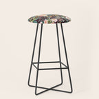 Fall Floral Stool Gallery Image 1