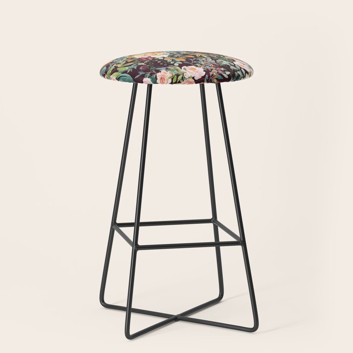 Fall Floral Stool Gallery Image 1