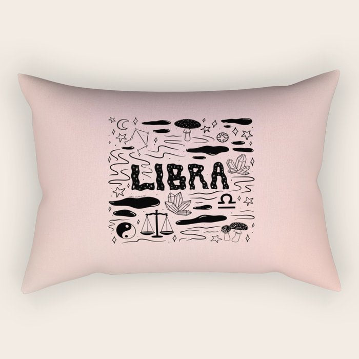 Celestial Libra Rectangular Pillow Gallery Image 1