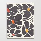 Abstract Black Florals Notebook Gallery Image 4