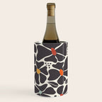 Abstract Black Florals Wine Chiller Gallery Image 1