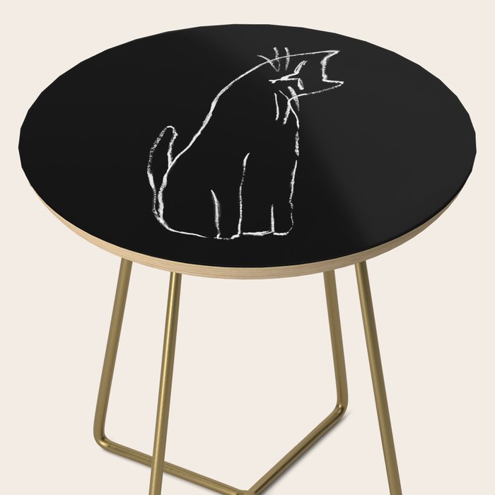 Curious cat impression Side Table Gallery Image 2