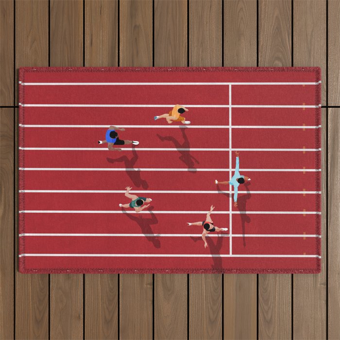 Finish Line Outdoor Rug Gallery Image 1