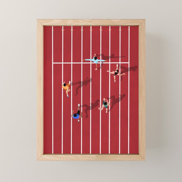 Finish Line Mini Art Print Gallery Image 1