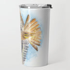 Red Tail Hawk Travel Mug Gallery Image 2