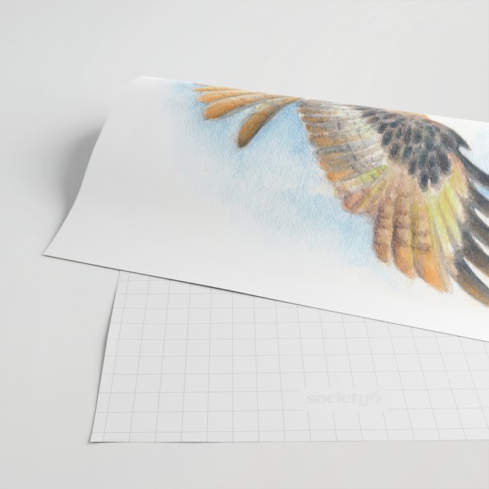 Red Tail Hawk Wrapping Paper Gallery Image 2