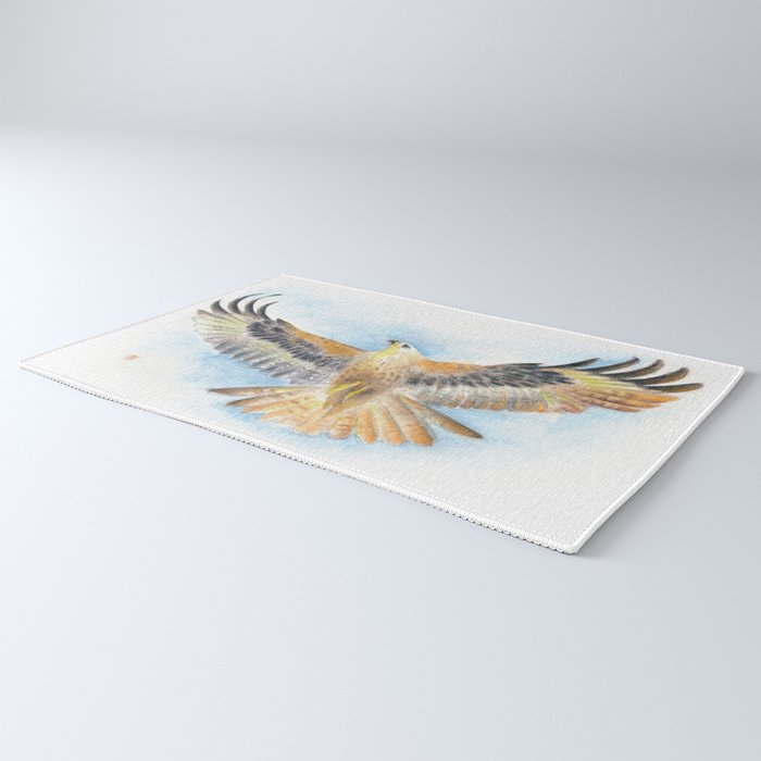 Red Tail Hawk Rug Gallery Image 3