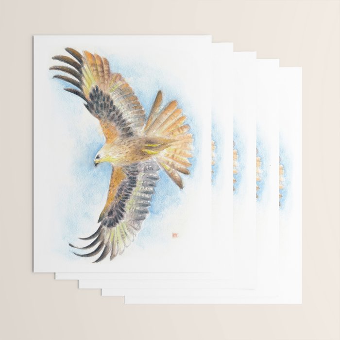 Red Tail Hawk Wrapping Paper Gallery Image 3