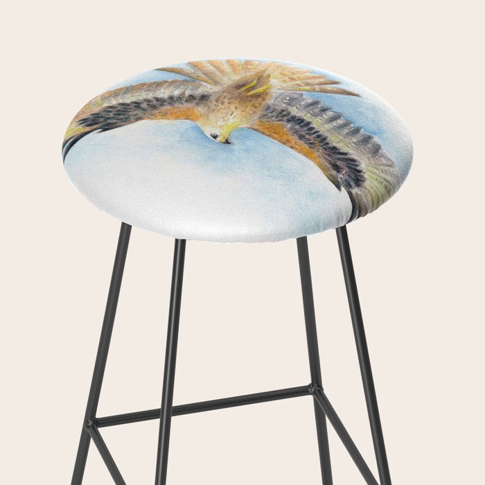 Red Tail Hawk Stool Gallery Image 2