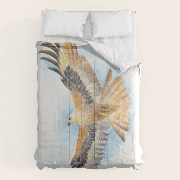 Red Tail Hawk Comforter Gallery Image 1