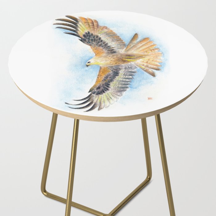 Red Tail Hawk Side Table Gallery Image 2