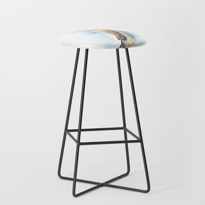 Red Tail Hawk Stool Gallery Image 1