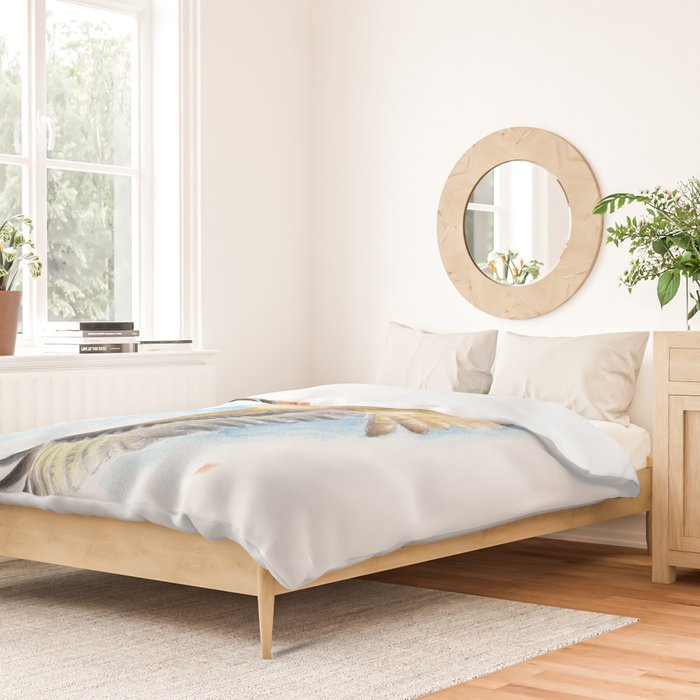 Red Tail Hawk Duvet Cover Gallery Image 2