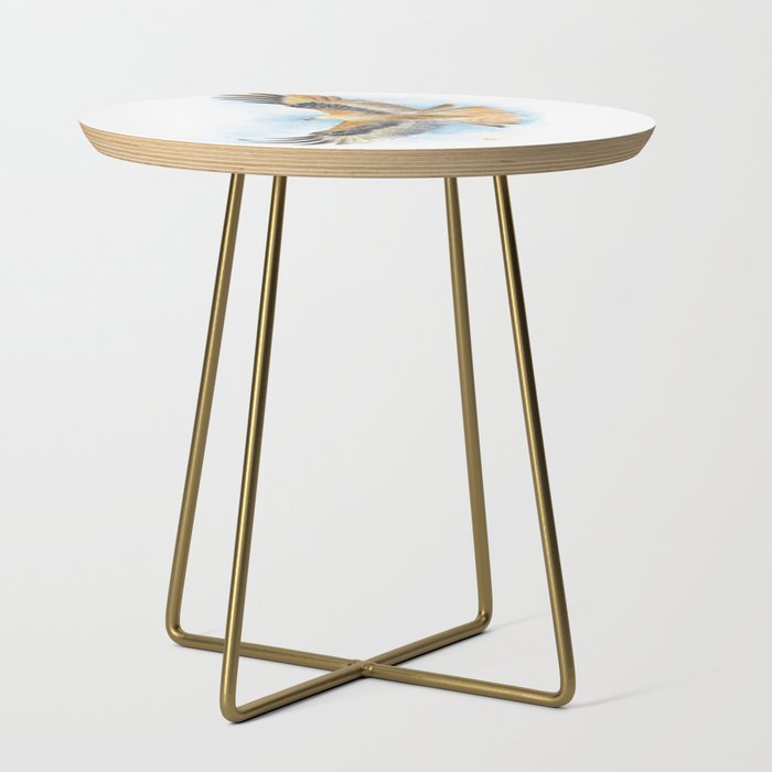 Red Tail Hawk Side Table Gallery Image 1