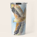 Red Tail Hawk Travel Mug Gallery Image 1