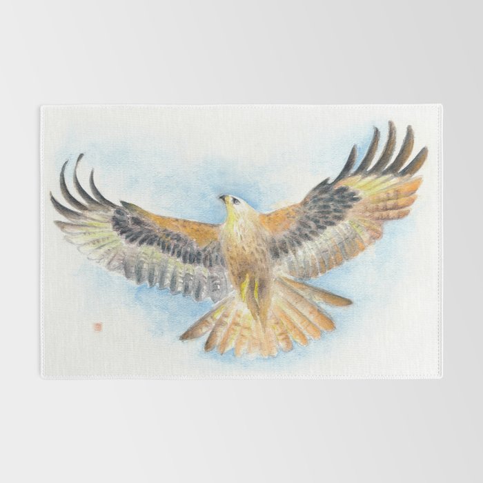Red Tail Hawk Rug Gallery Image 2
