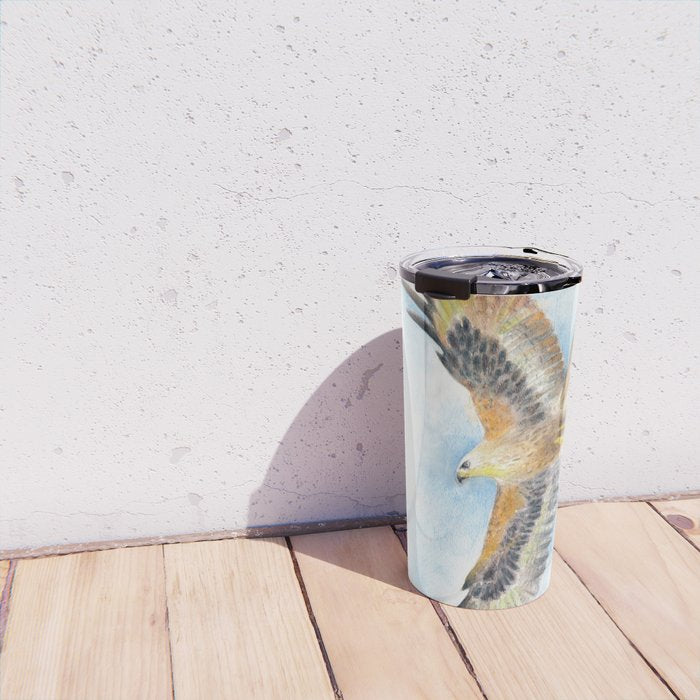 Red Tail Hawk Travel Mug Gallery Image 4