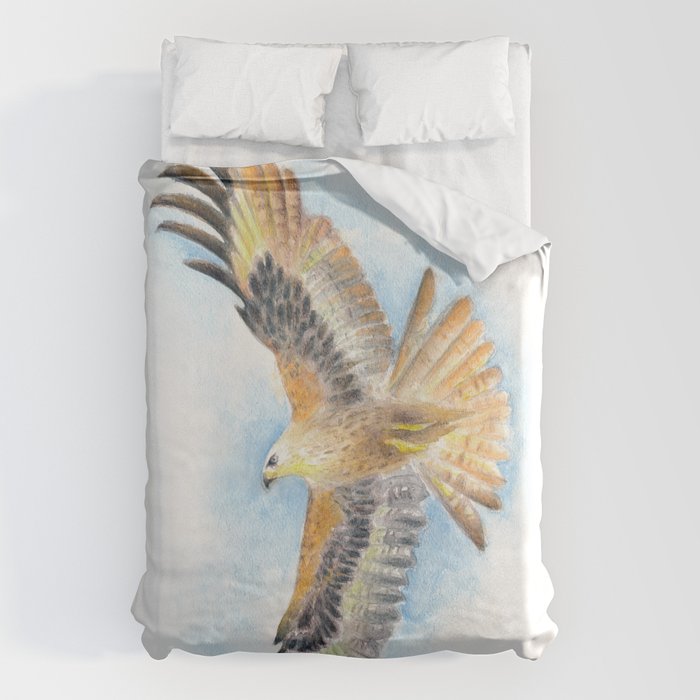Red Tail Hawk Duvet Cover Gallery Image 6