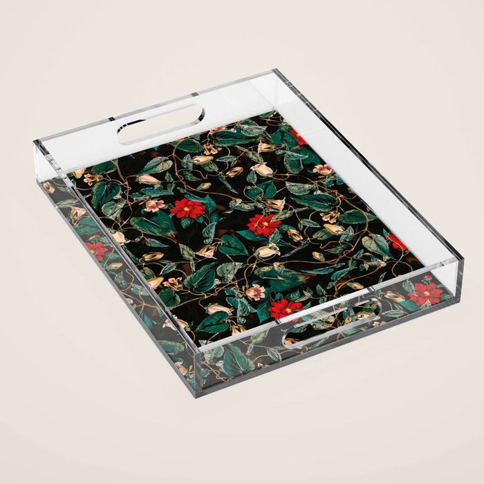 TROPICAL JUNGLE - Night II Acrylic Tray Gallery Image 1