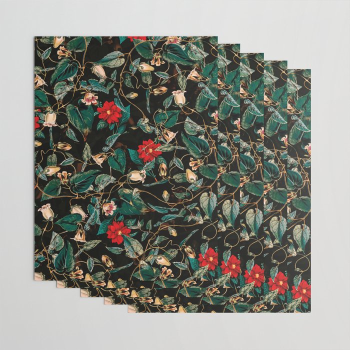 TROPICAL JUNGLE - Night II Wrapping Paper Gallery Image 3