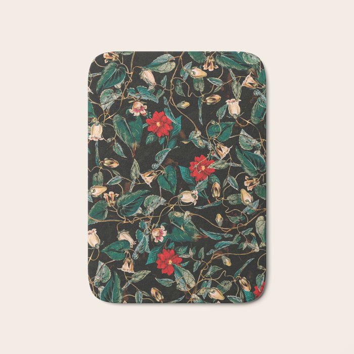 TROPICAL JUNGLE - Night II Bath Mat Gallery Image 1