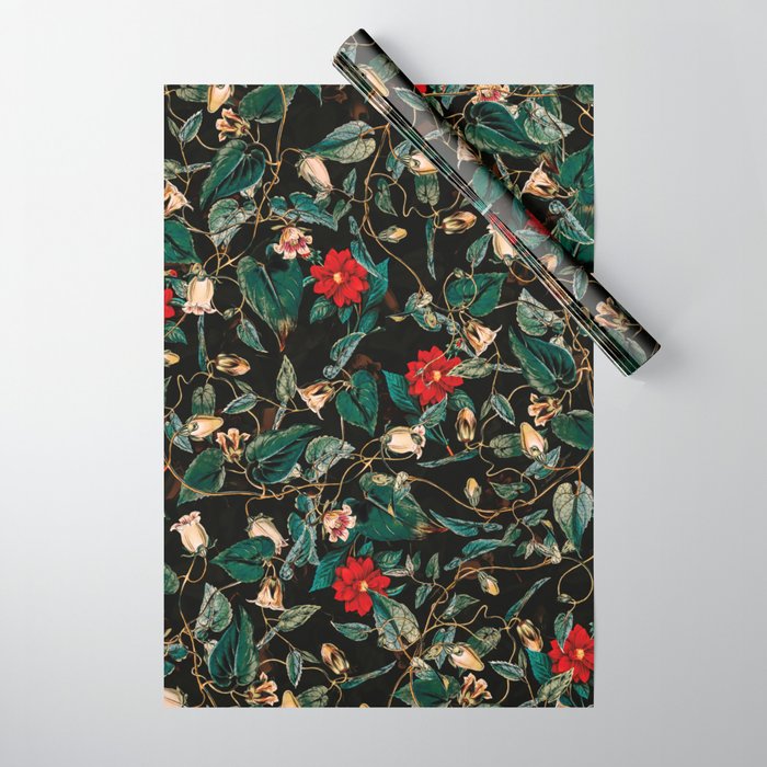 TROPICAL JUNGLE - Night II Wrapping Paper Gallery Image 1