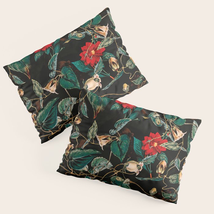 TROPICAL JUNGLE - Night II Pillow Sham Gallery Image 1