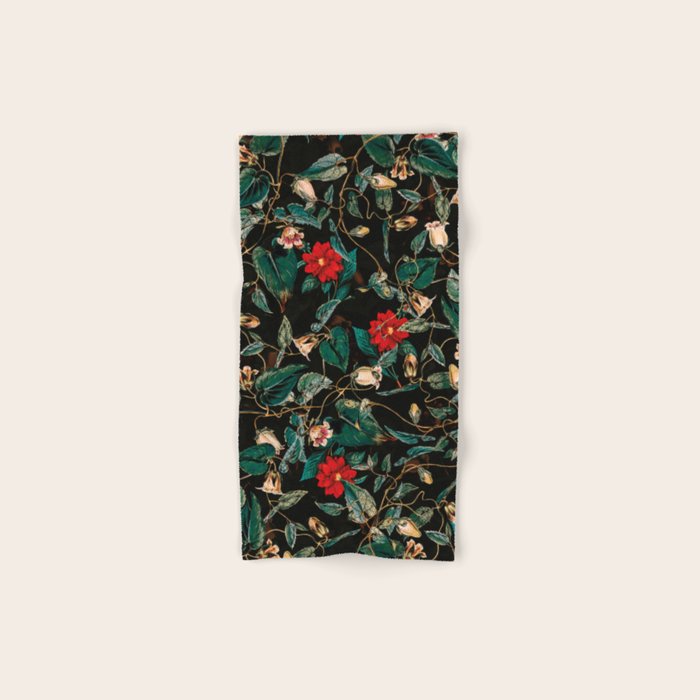 TROPICAL JUNGLE - Night II Bath Towel Gallery Image 1