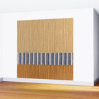 Mid Century Modern Minimalist Color Field Geometric Style Wall Mural Gallery Image 2