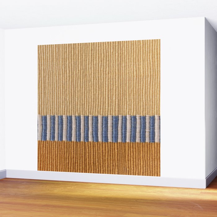 Mid Century Modern Minimalist Color Field Geometric Style Wall Mural Gallery Image 2
