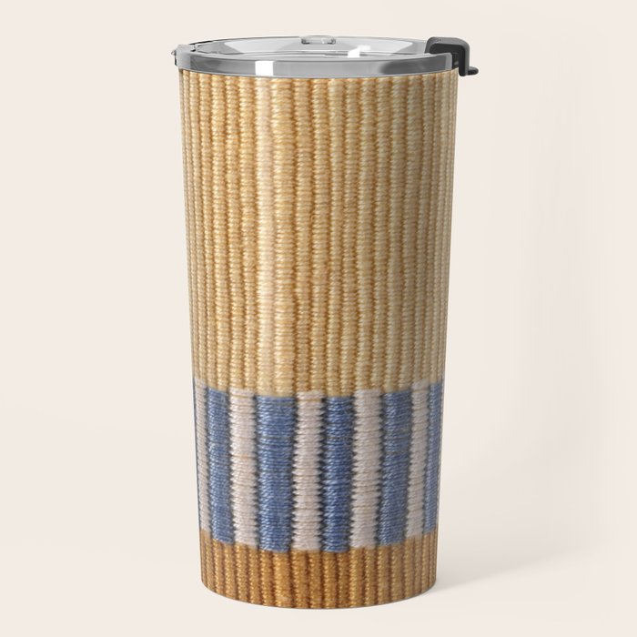 Mid Century Modern Minimalist Color Field Geometric Style Travel Mug Gallery Image 2