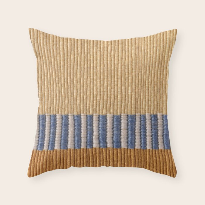 Mid Century Modern Minimalist Color Field Geometric Style Throw Pillow Gallery Image 6