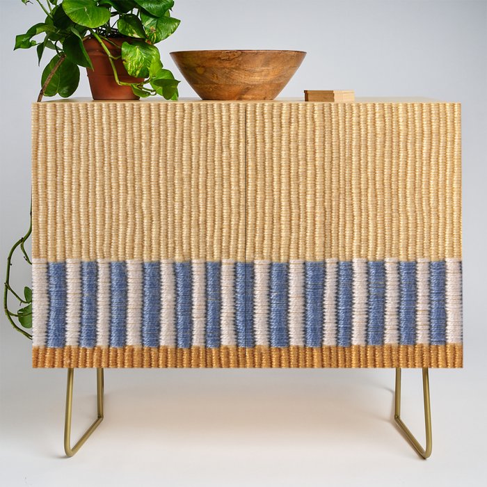 Mid Century Modern Minimalist Color Field Geometric Style Credenza Gallery Image 1