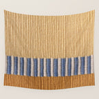 Mid Century Modern Minimalist Color Field Geometric Style Wall Tapestry Gallery Image 4