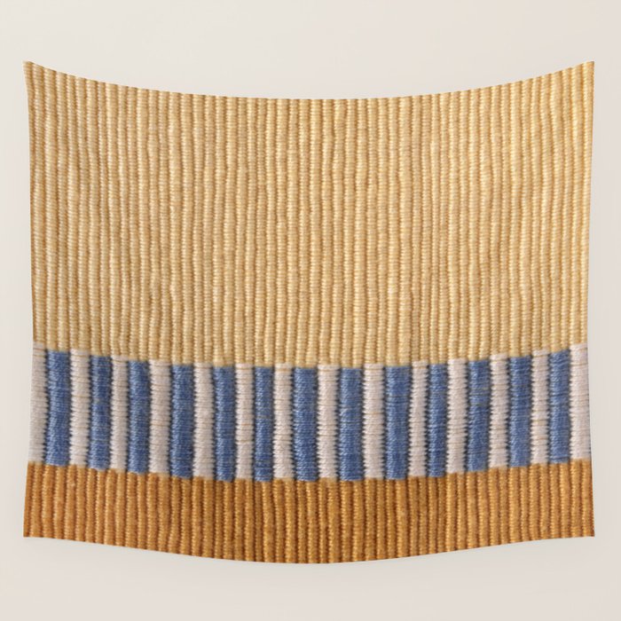 Mid Century Modern Minimalist Color Field Geometric Style Wall Tapestry Gallery Image 4