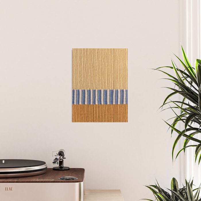 Mid Century Modern Minimalist Color Field Geometric Style Poster Gallery Image 2