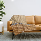 Mid Century Modern Minimalist Color Field Geometric Style Throw Blanket Gallery Image 1