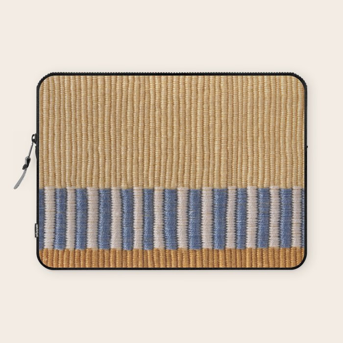 Mid Century Modern Minimalist Color Field Geometric Style Laptop Sleeve Gallery Image 1