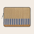 Mid Century Modern Minimalist Color Field Geometric Style Laptop Sleeve Gallery Image 1