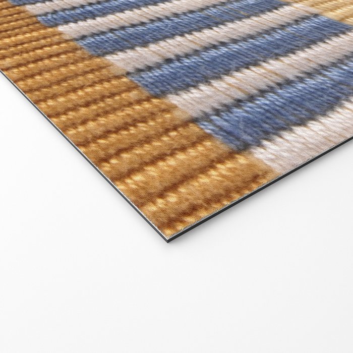 Mid Century Modern Minimalist Color Field Geometric Style Welcome Mat Gallery Image 2