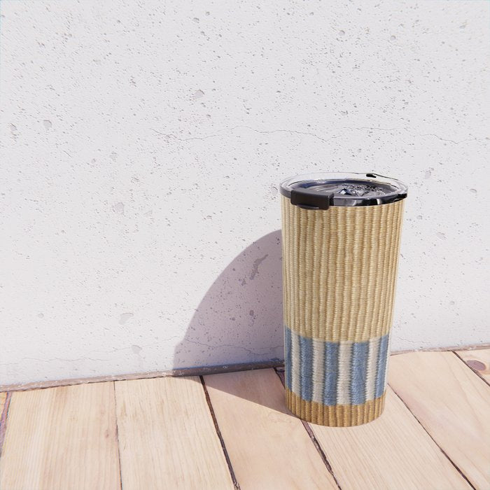 Mid Century Modern Minimalist Color Field Geometric Style Travel Mug Gallery Image 4