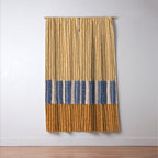 Mid Century Modern Minimalist Color Field Geometric Style Window Curtain Gallery Image 3