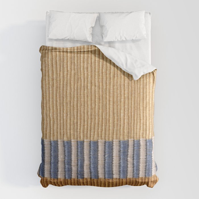 Mid Century Modern Minimalist Color Field Geometric Style Comforter Gallery Image 6