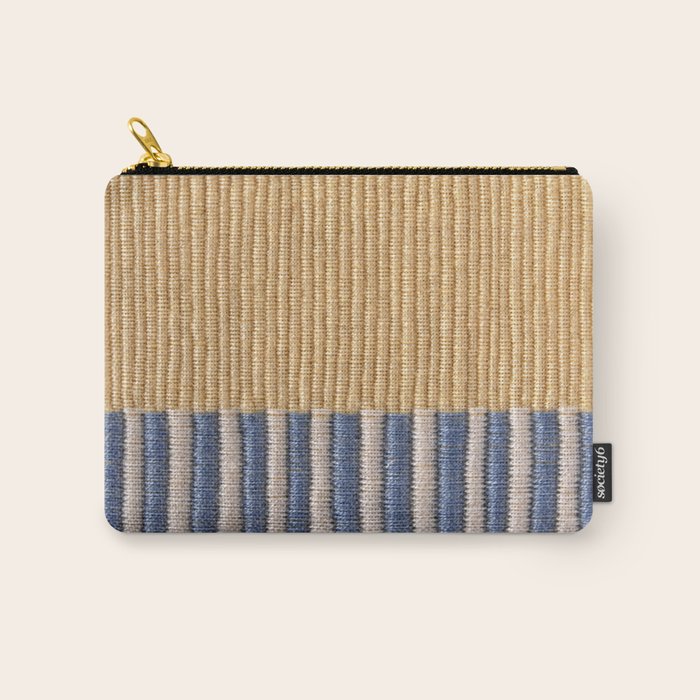 Mid Century Modern Minimalist Color Field Geometric Style Carry All Pouch Gallery Image 1