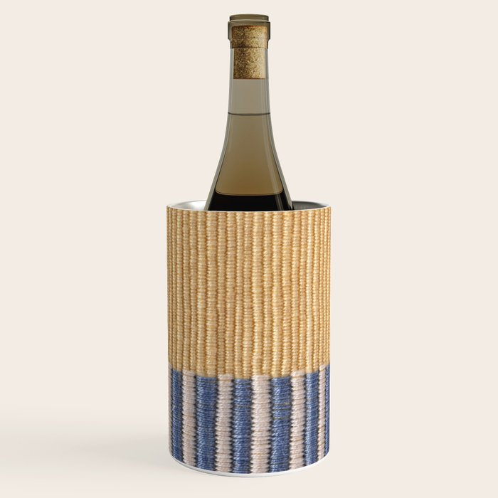 Mid Century Modern Minimalist Color Field Geometric Style Wine Chiller Gallery Image 3