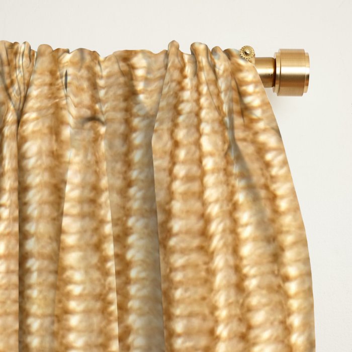 Mid Century Modern Minimalist Color Field Geometric Style Window Curtain Gallery Image 2